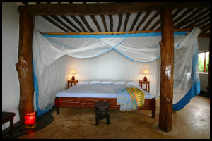 Bedroom with king size bed