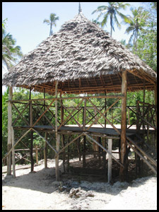 La hutte de Robison Crusoé